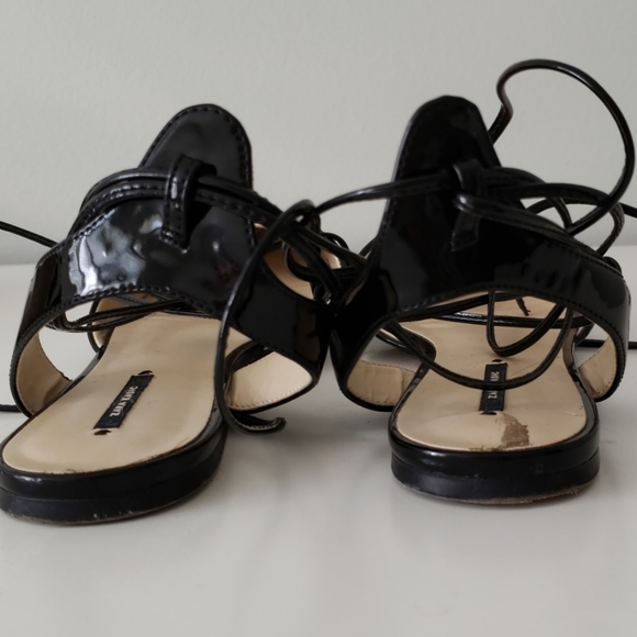 Zara patent tie up flats - Picture 7 of 7